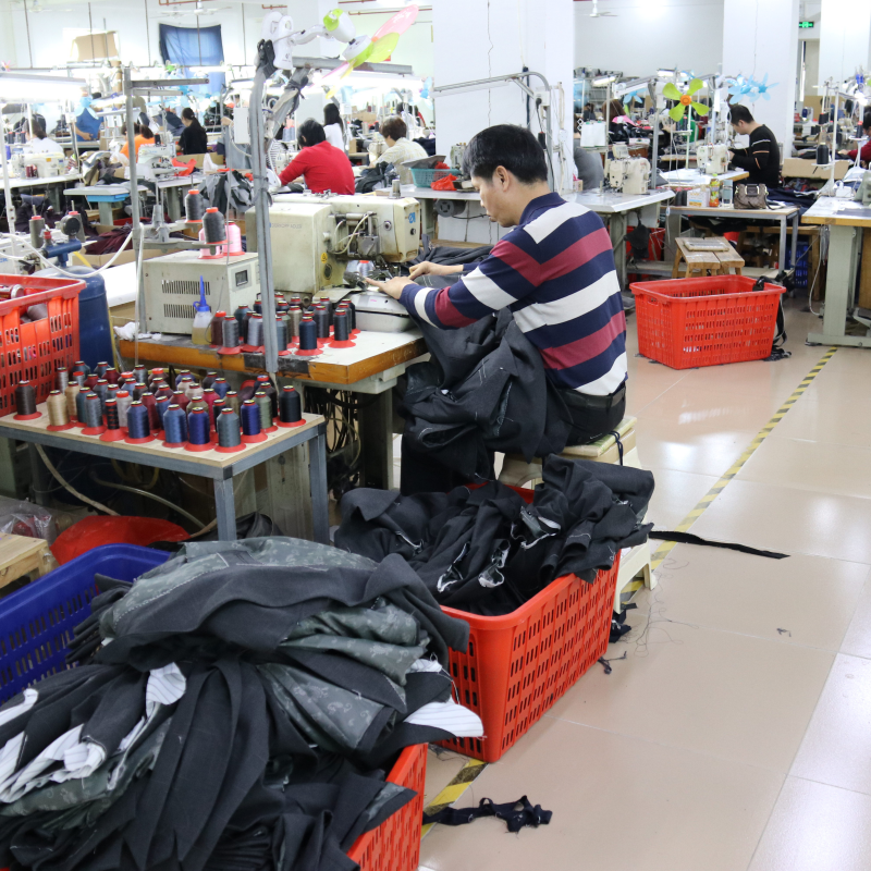 Suit quality control and final garment inspection area